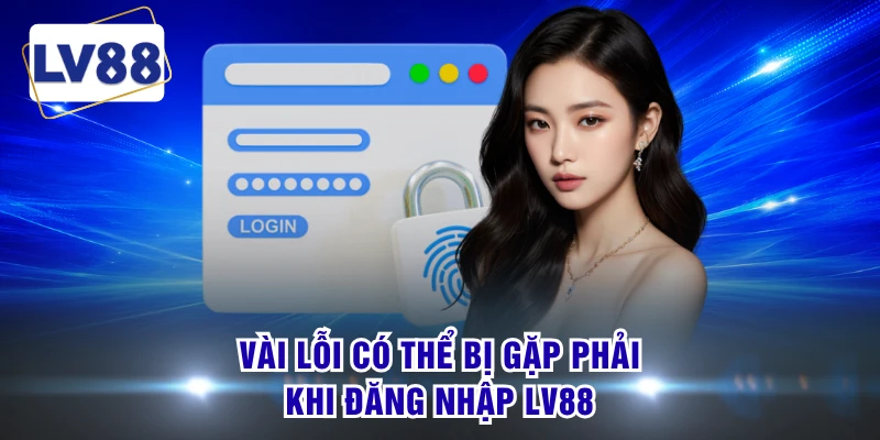 Vài lỗi có thể bị gặp phải khi đăng nhập LV88